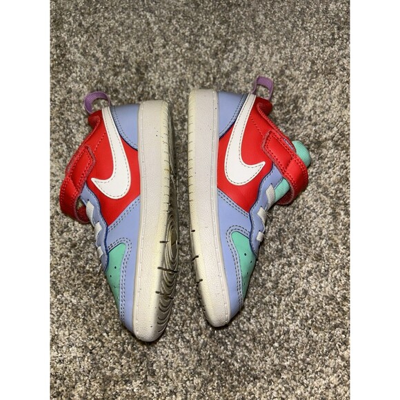 Toddler Baby Unisex Multicolor Nike Dunks‎ Low Court Sneakers Size 9C - Picture 3 of 5